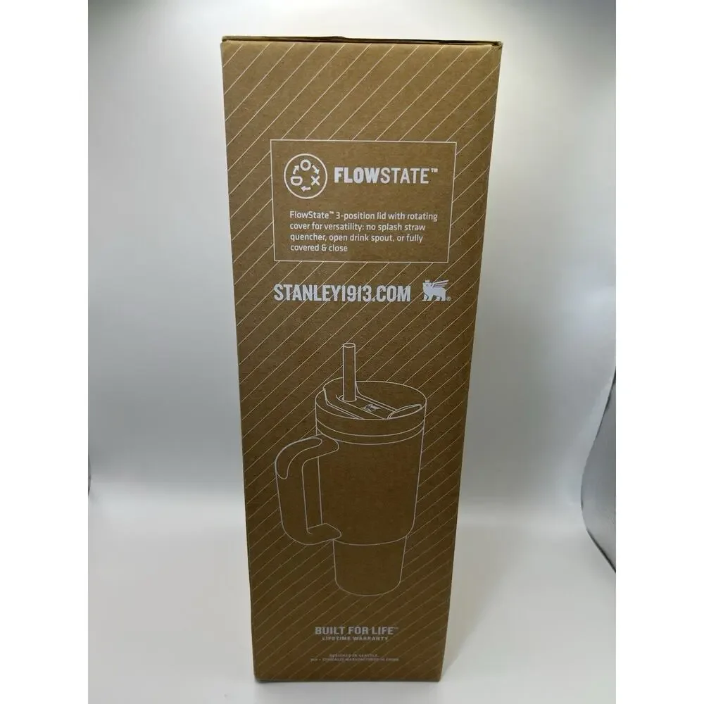Stanley Quencher H2.0 FlowState 40 oz Tumbler Fuchsia Handle Straw NEW IN BOX